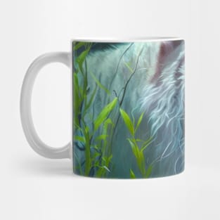 Tiger Animal Portrait Painting Wildlife Outdoors Adventure Mug